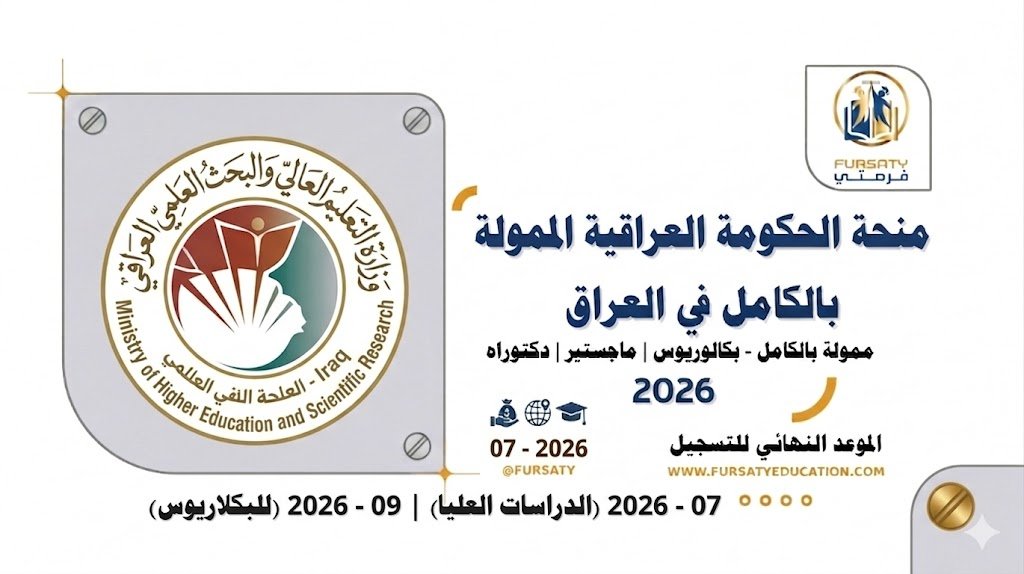🎓 منحة الحكومة العراقية الممولة بالكامل في العراق 2026